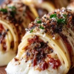 Savory Stuffed Pasta Rolls Recipe First Image
