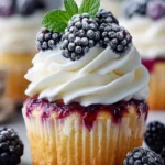 Blackberry Vanilla Cupcake Delight First Image