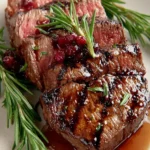 Grilled Rosemary Balsamic Steak First Image