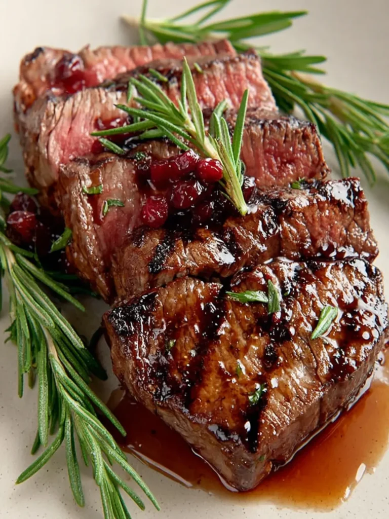 Grilled Rosemary Balsamic Steak First Image