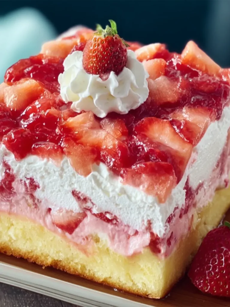 Strawberry Shortcake Dessert Squares First Image