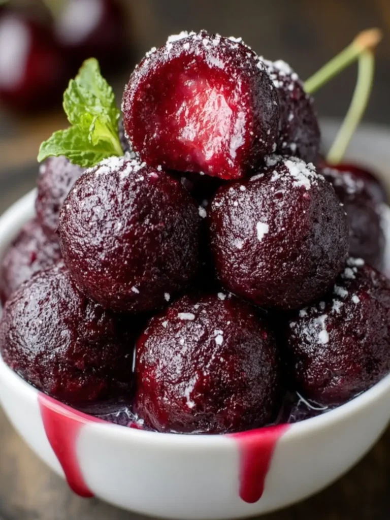 Rich Beetroot Dessert Balls First Image