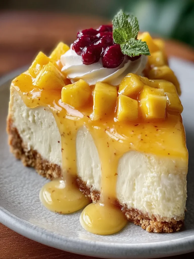 Rich Mango Cheesecake Delight First Image