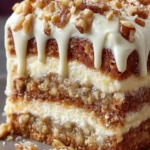 Banana Walnut Layered Cake First Image