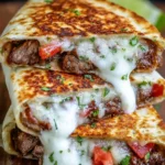 Cheesy Beef Quesadilla Wraps First Image