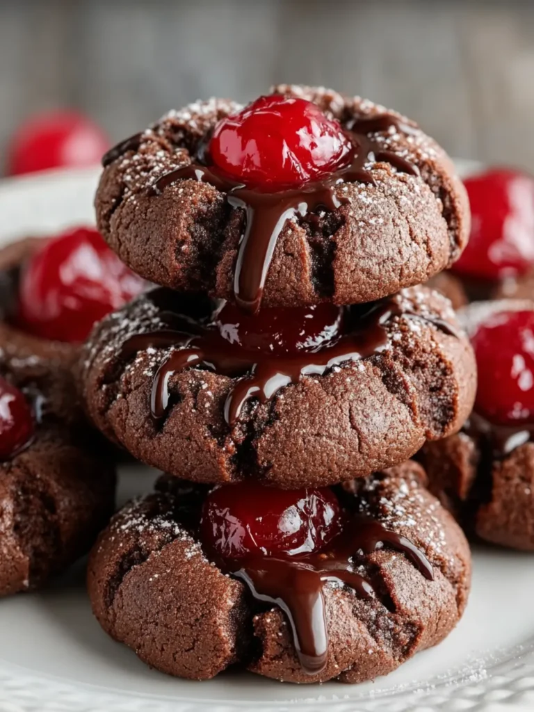 15 Irresistible Chocolate Cherry Cookies to Blissful Baking First Image