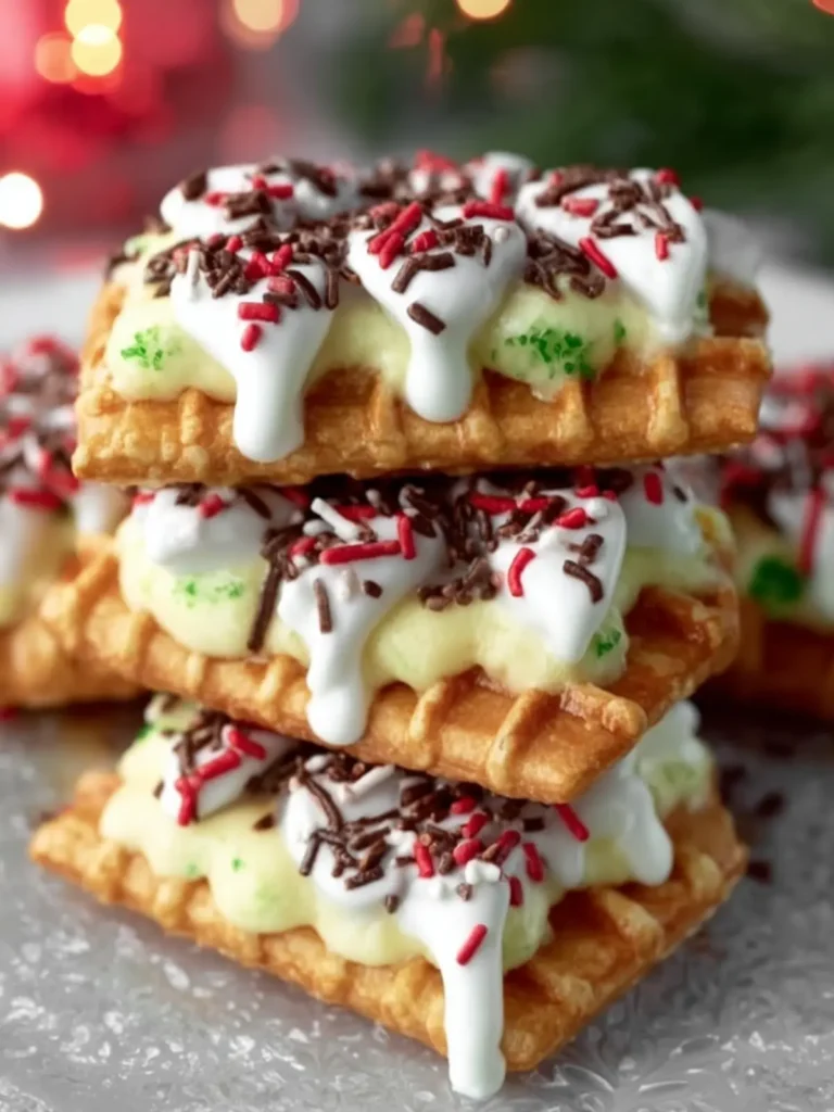 Festive Wafer Cookie Treats First Image
