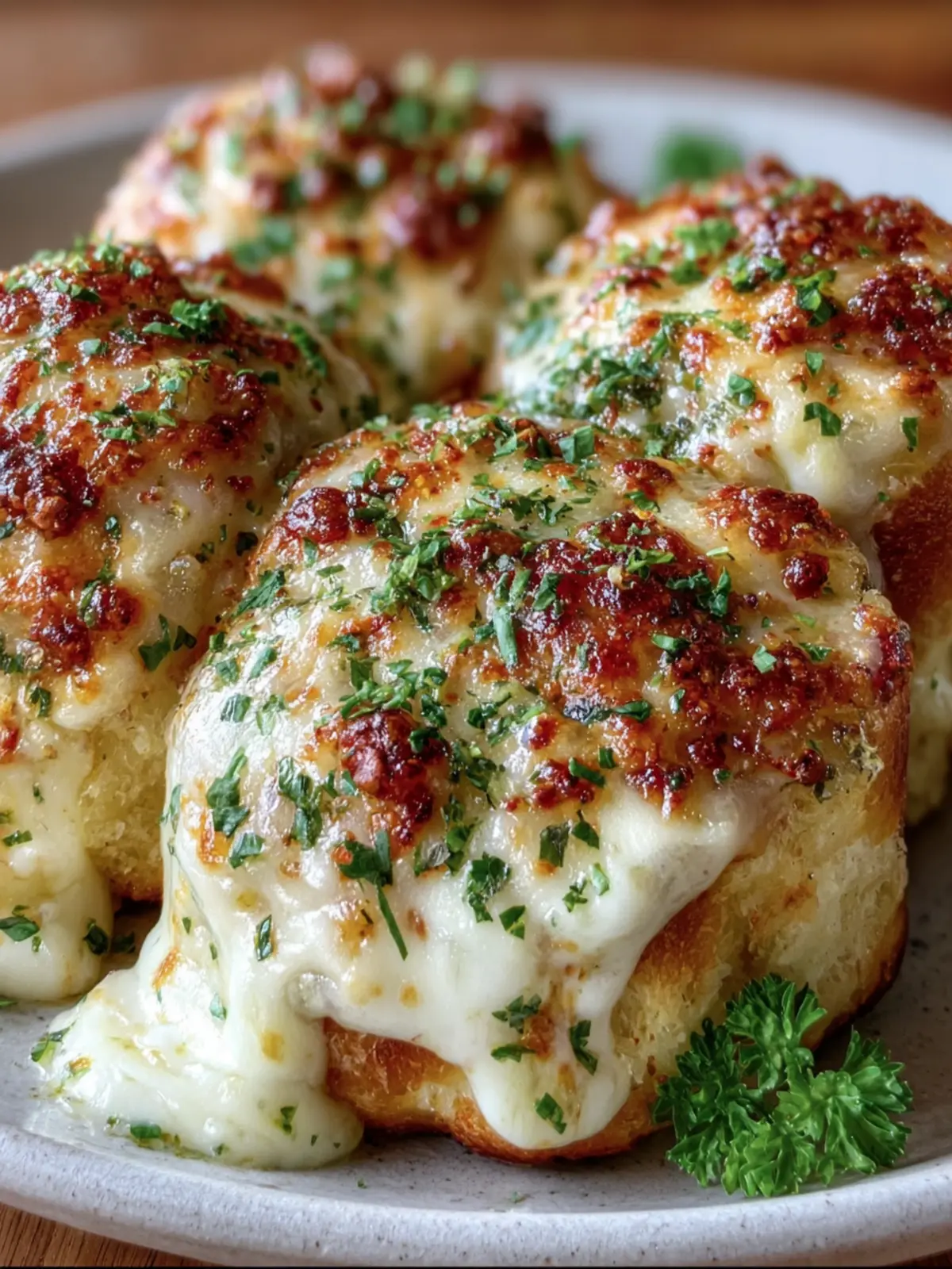 Cheesy Garlic Bread Rolls First Image