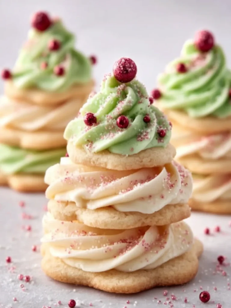 Christmas Tree Sugar Cookies First Image