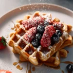 Healthy Waffle Recipe First Image
