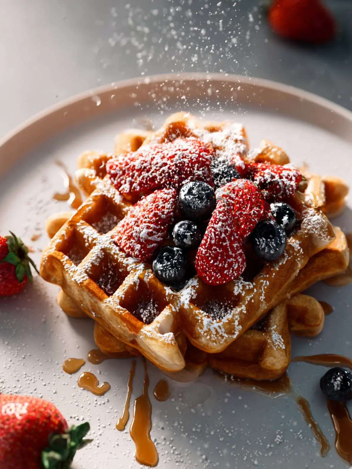 Healthy Waffle Recipe First Image