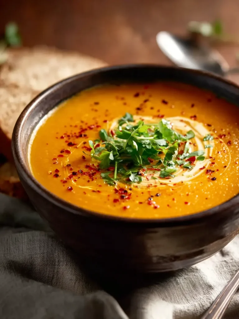 Red Lentil and Carrot Soup First Image