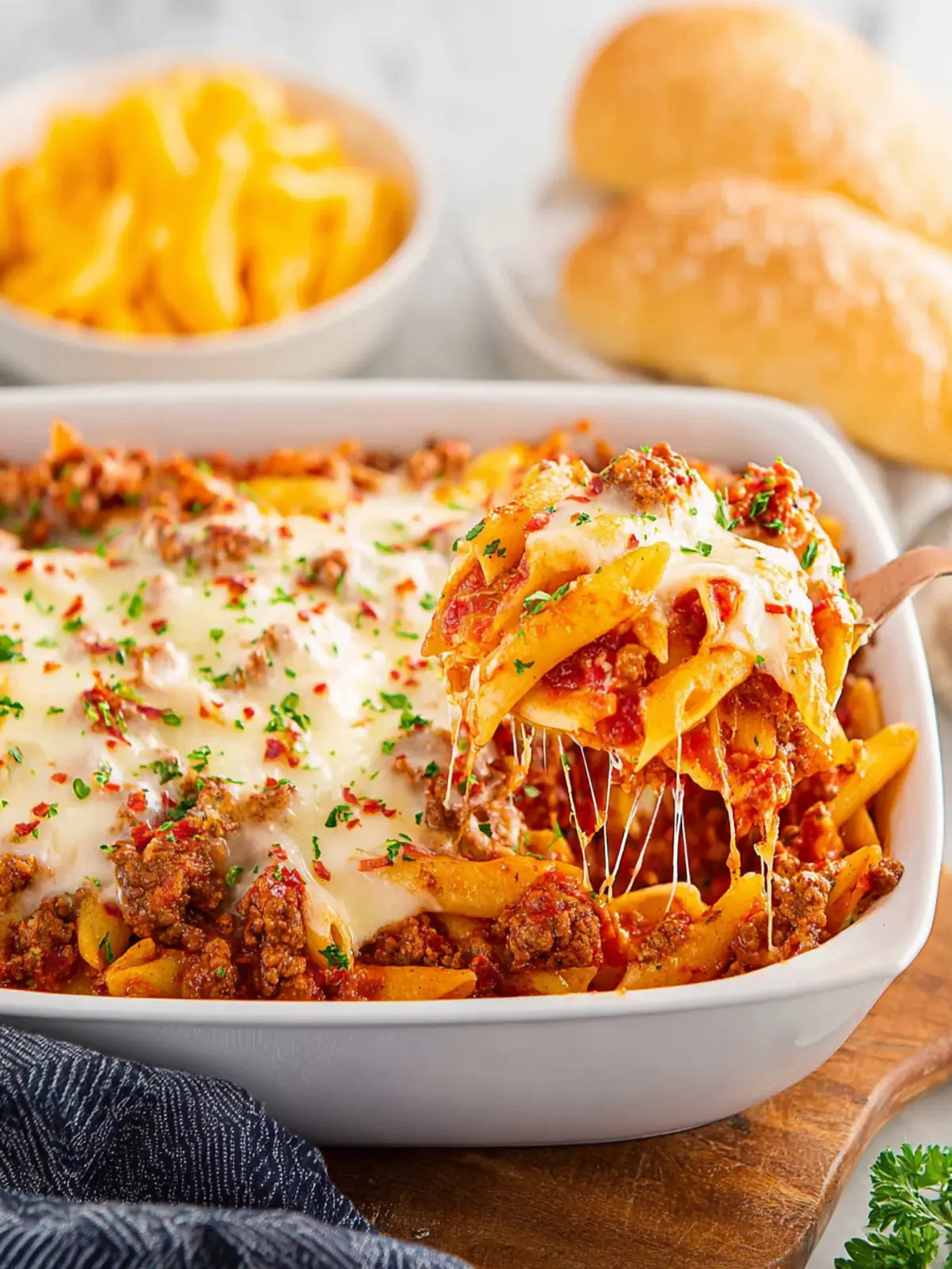 Ground Beef and Pasta Bake First Image