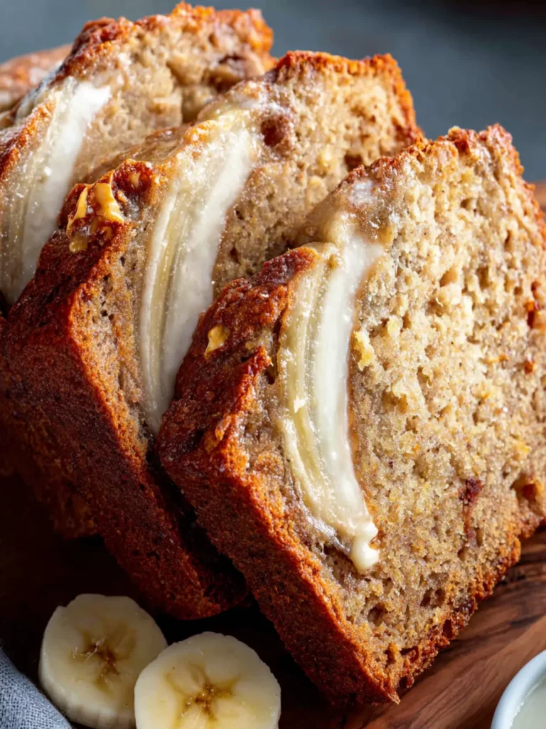 Cream Cheese Banana Bread First Image