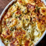 Indulge in Creamy Potato Leek Au Gratin Delight First Image