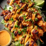 ​​​​​​​​​​​​​​​Bang Bang Chicken Skewers Recipe with Creamy Spicy Sauce First Image