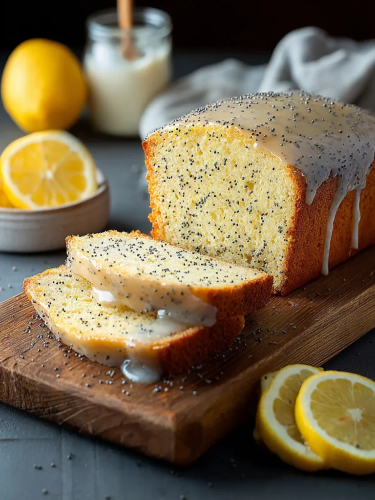 Irresistible Lemon Poppy Seed Bread Recipe to Delight You First Image
