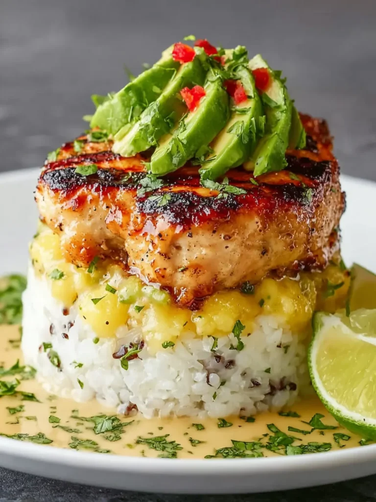 Honey Lime Chicken Rice Stack First Image