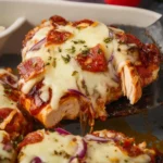 Low Carb Pizza Chicken {Keto Recipe} First Image