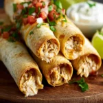 Crock Pot Chicken Taquitos First Image