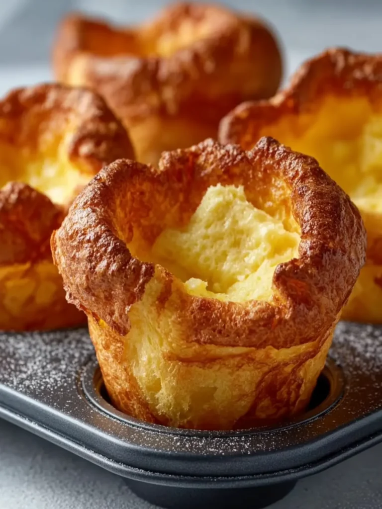 Easy Homemade Popovers in a Muffin Tin First Image