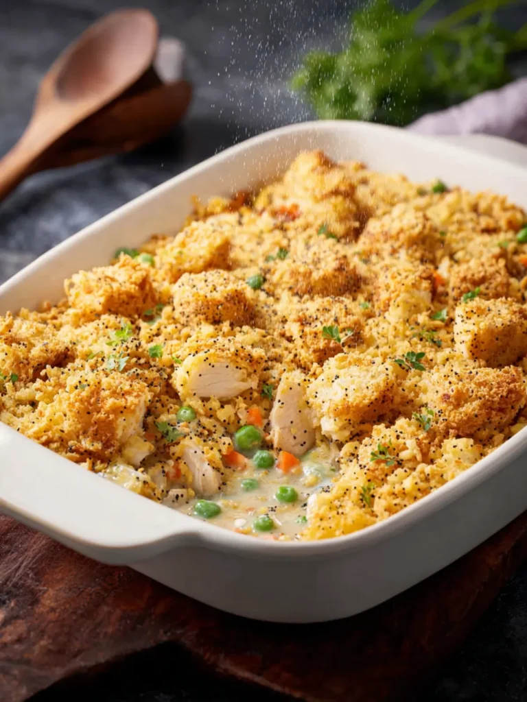 Poppy Seed Chicken Casserole First Image