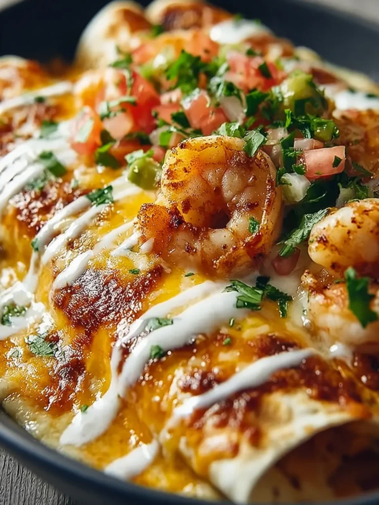 Creamy Shrimp Enchiladas First Image