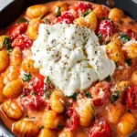 Creamy Tomato Gnocchi with Burrata First Image