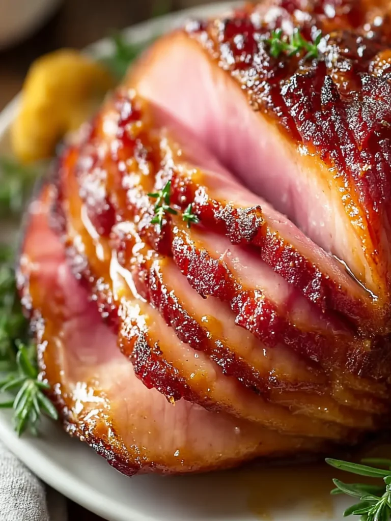 Irresistible Slow Cooker Amish Christmas Ham for Effortless Joy First Image