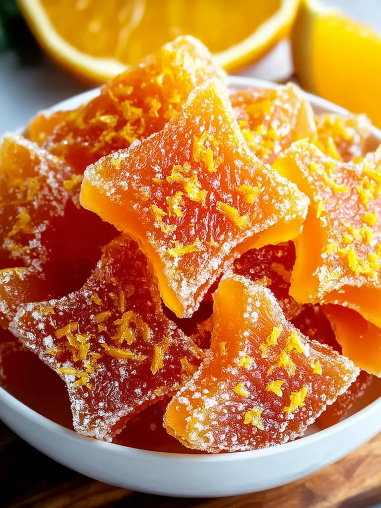 Irresistible Easy Citrus Candy with Fresh Orange Zest First Image