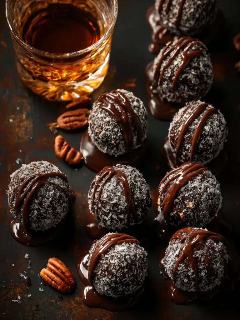Easy Homemade Bourbon Balls First Image