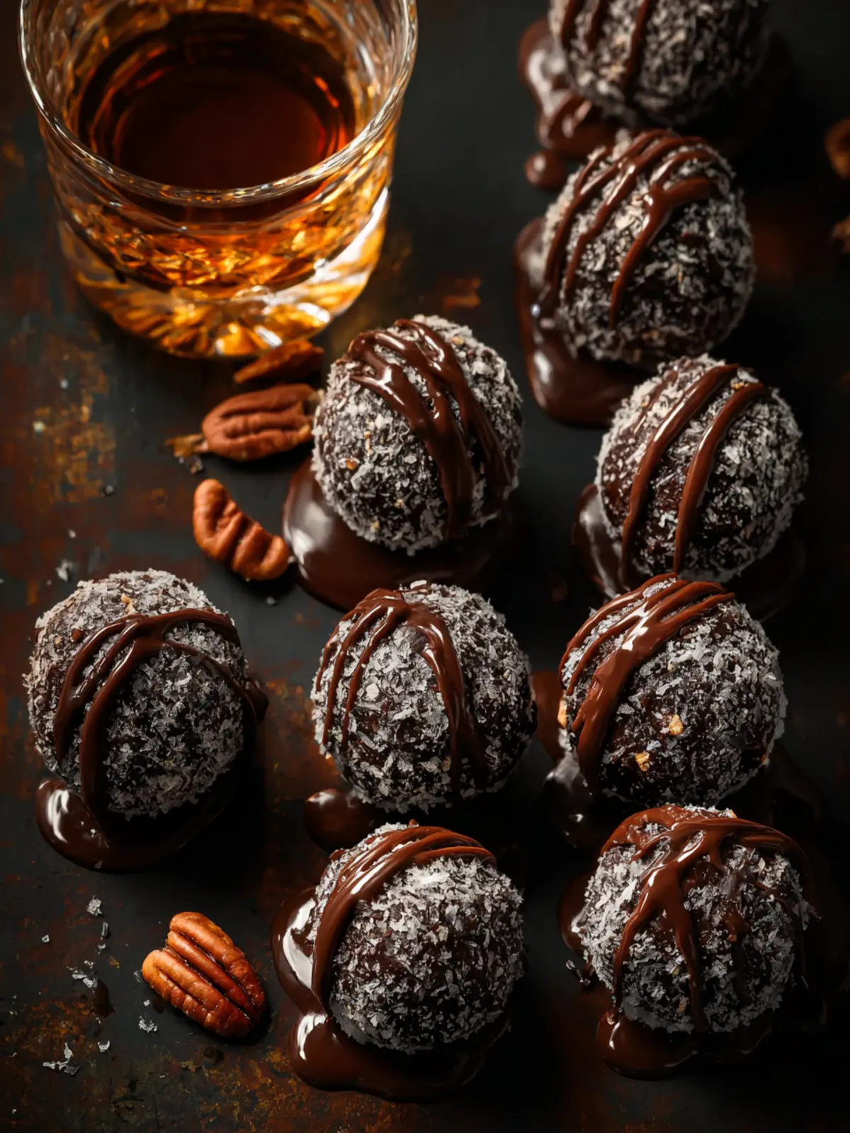 Easy Homemade Bourbon Balls First Image