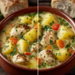 Easy Chicken Soup with Potatoes & Veggies (One-Pot Meal) First Image