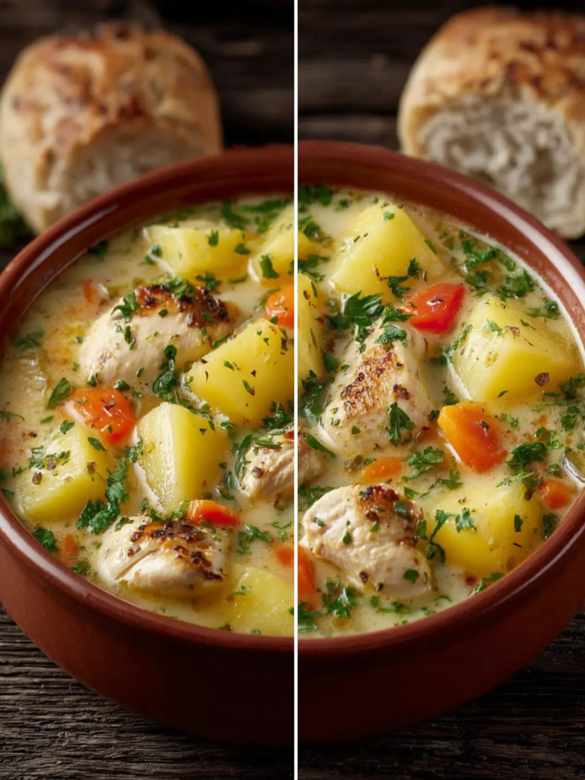Easy Chicken Soup with Potatoes & Veggies (One-Pot Meal) First Image