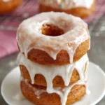 Glazed Gingerbread Baked Donuts First Image