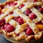 Peach Raspberry Pie First Image