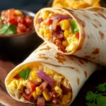 High Protein Breakfast Burritos: An Incredible Ultimate Recipe with 5 Easy Steps First Image