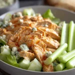 High Protein Buffalo Chicken Salad (Healthy, Easy) First Image