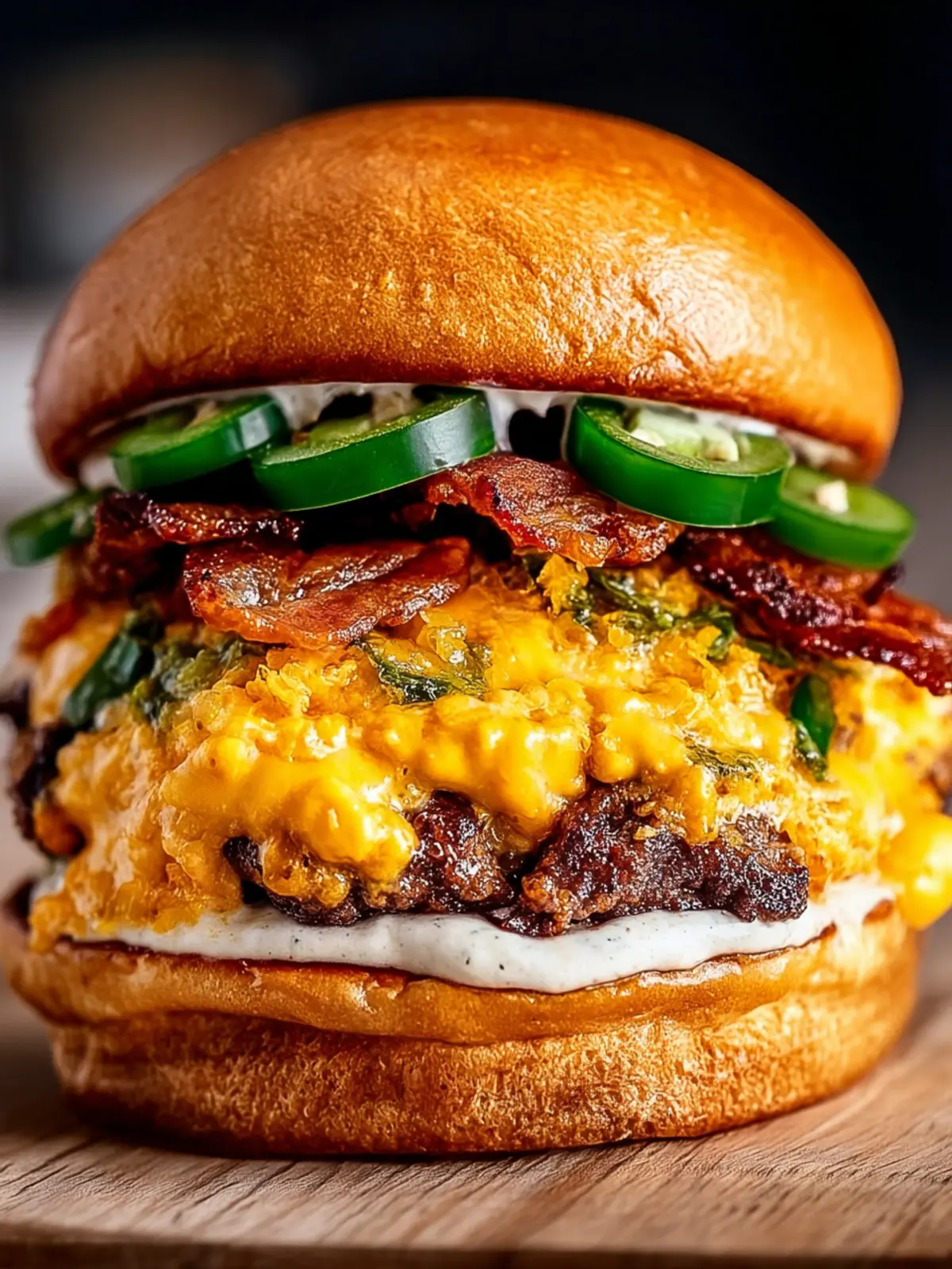 Irresistible Jalapeño Popper Smash Burger Recipe First Image