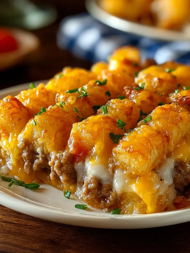 Irresistible Tater Tot Sausage Breakfast Casserole Recipe First Image