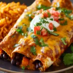 Sweet Potato and Black Bean Enchiladas First Image