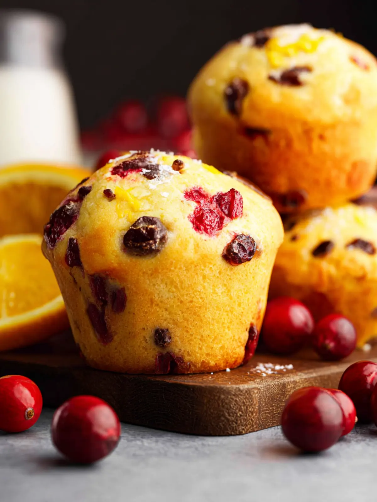 Cranberry Orange Muffins First Image