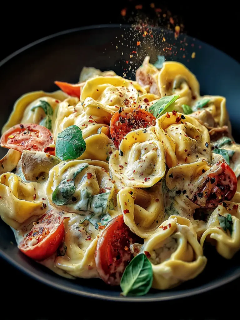 Irresistible Loaded Cajun Alfredo Tortellini Recipe First Image
