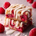 Raspberry White Chocolate Blondies First Image