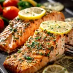 Garlic Butter Baked Salmon First Image