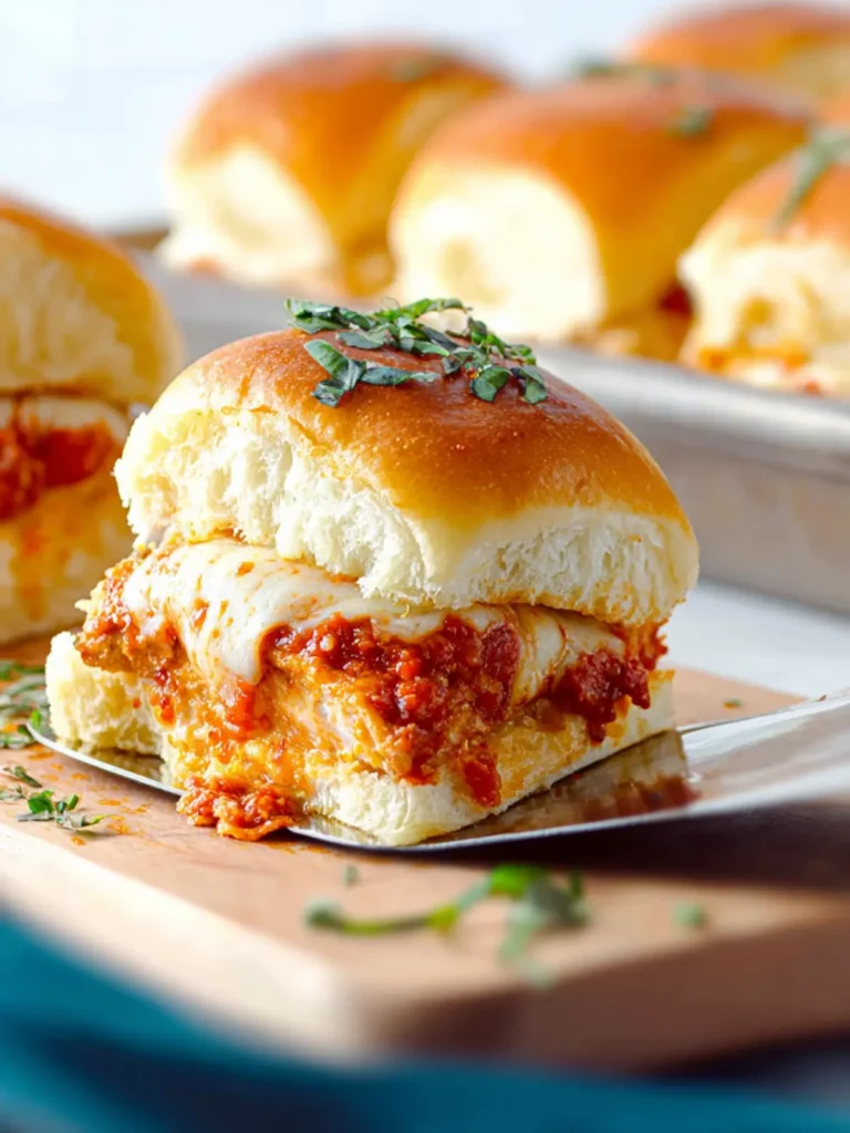 Easy Chicken Parm Sliders Recipe First Image