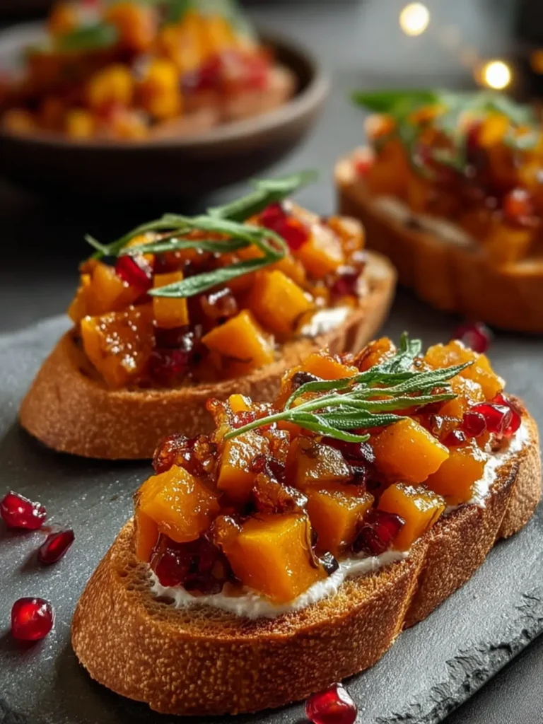Irresistible Butternut Squash Bruschetta with Brown Butter First Image