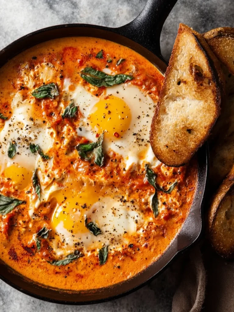 Creamy Italian Eggs in Purgatory First Image