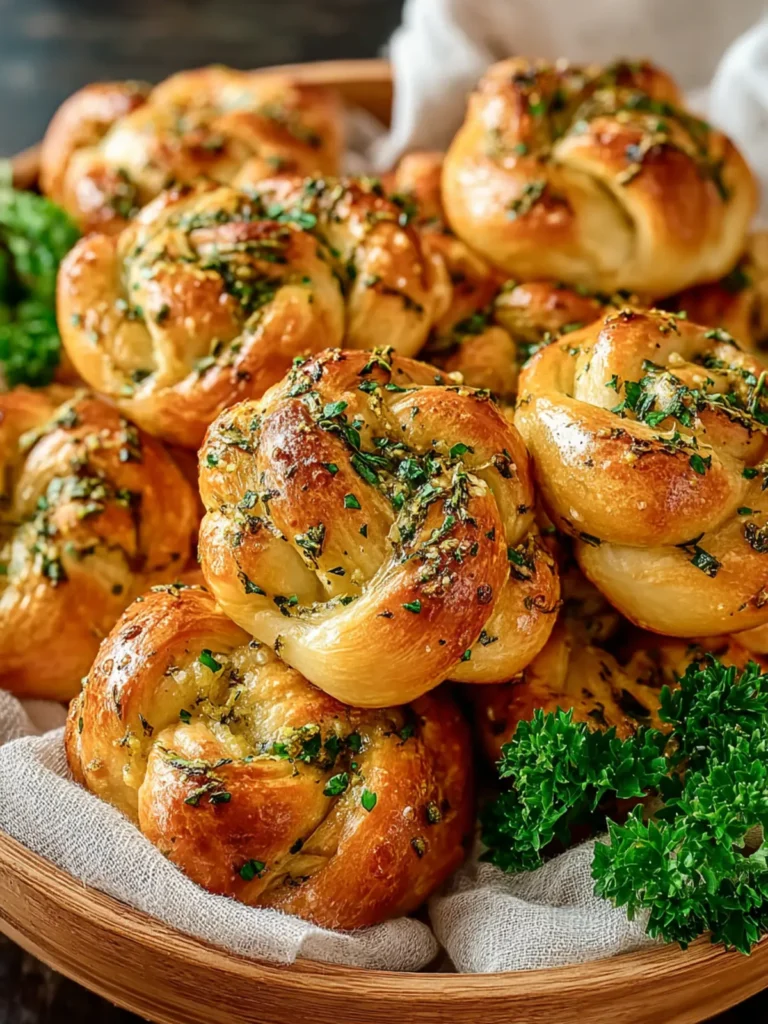 Irresistible Brown Butter Herb Garlic Knots Recipe First Image