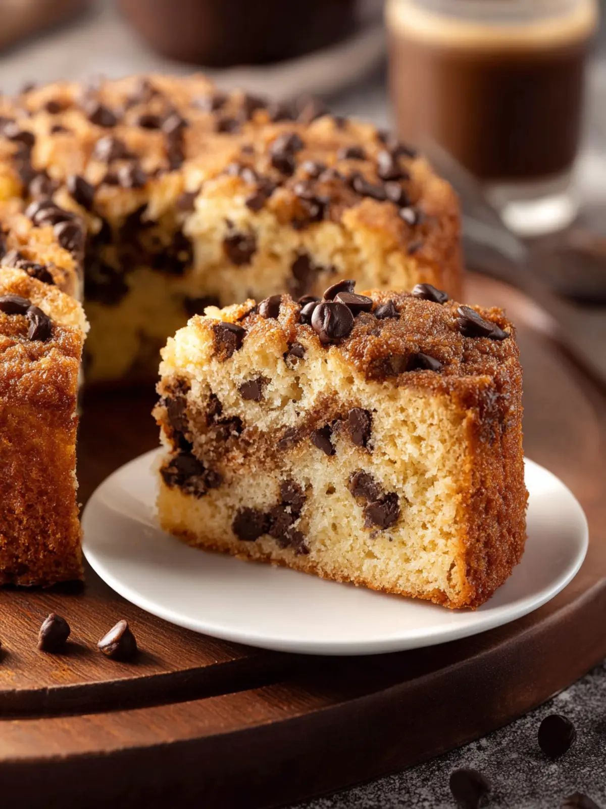 Chocolate Chip Coffee Cake First Image